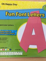 Oh Happy Day 7" Fun Font Letters 120pc