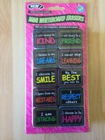 Character Building Whiteboard Erasers 10pc