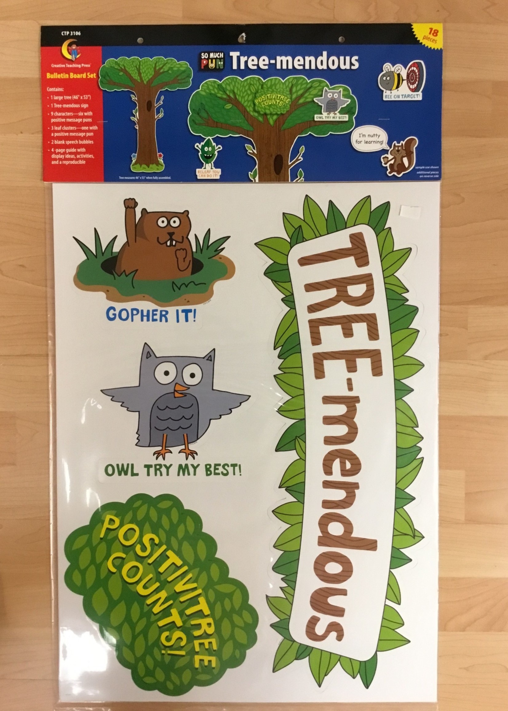 So Much Pun! Tree-mendous Bulletin Board