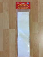Large Clearview Nameplate Pockets 25pc