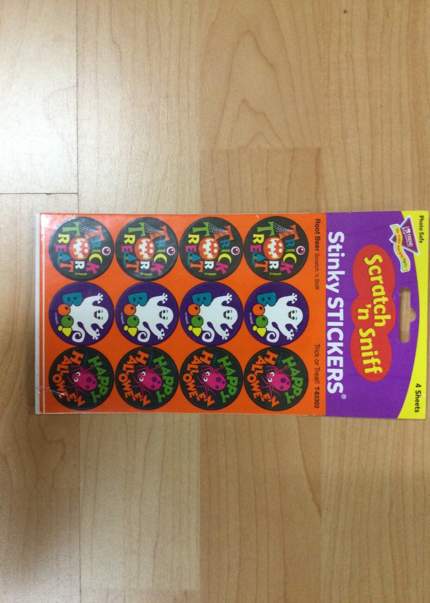 Trick or Treat Stinky Stickers (48)