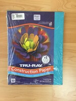 Turquoise 9" x 12" Tru-Ray Construction Paper 50 sheets