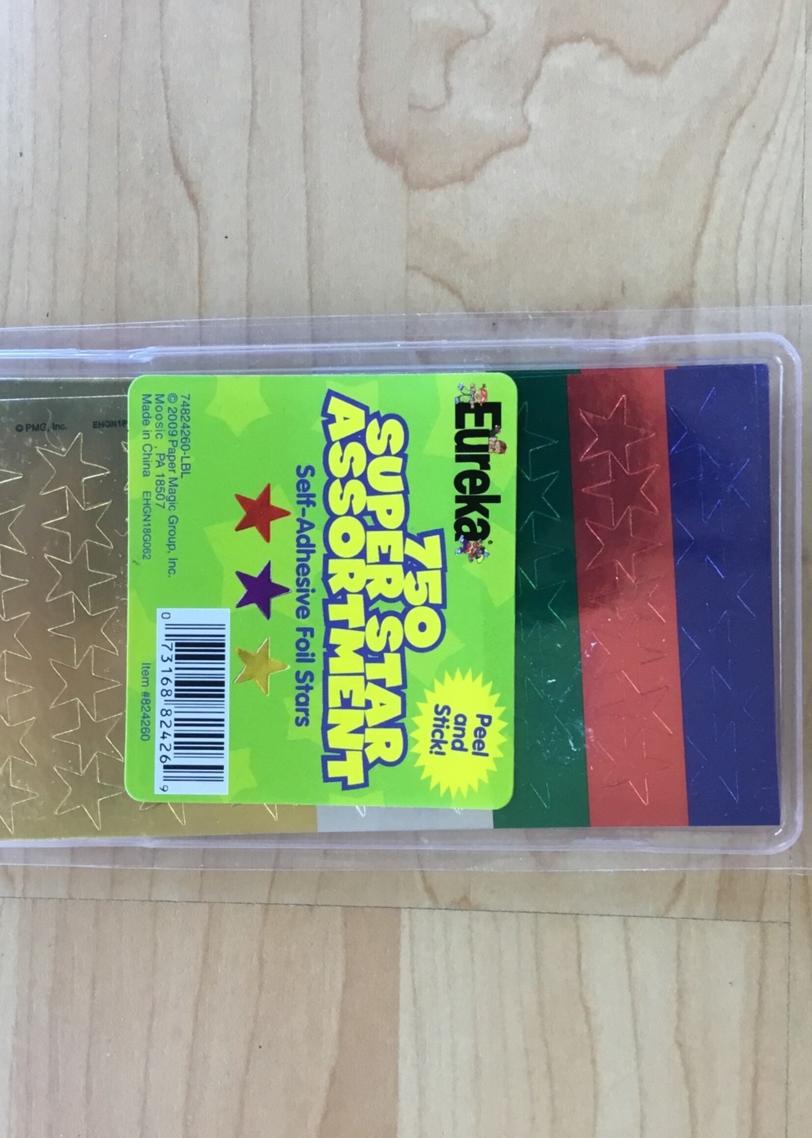 750 Foil Mini Stars Stickers