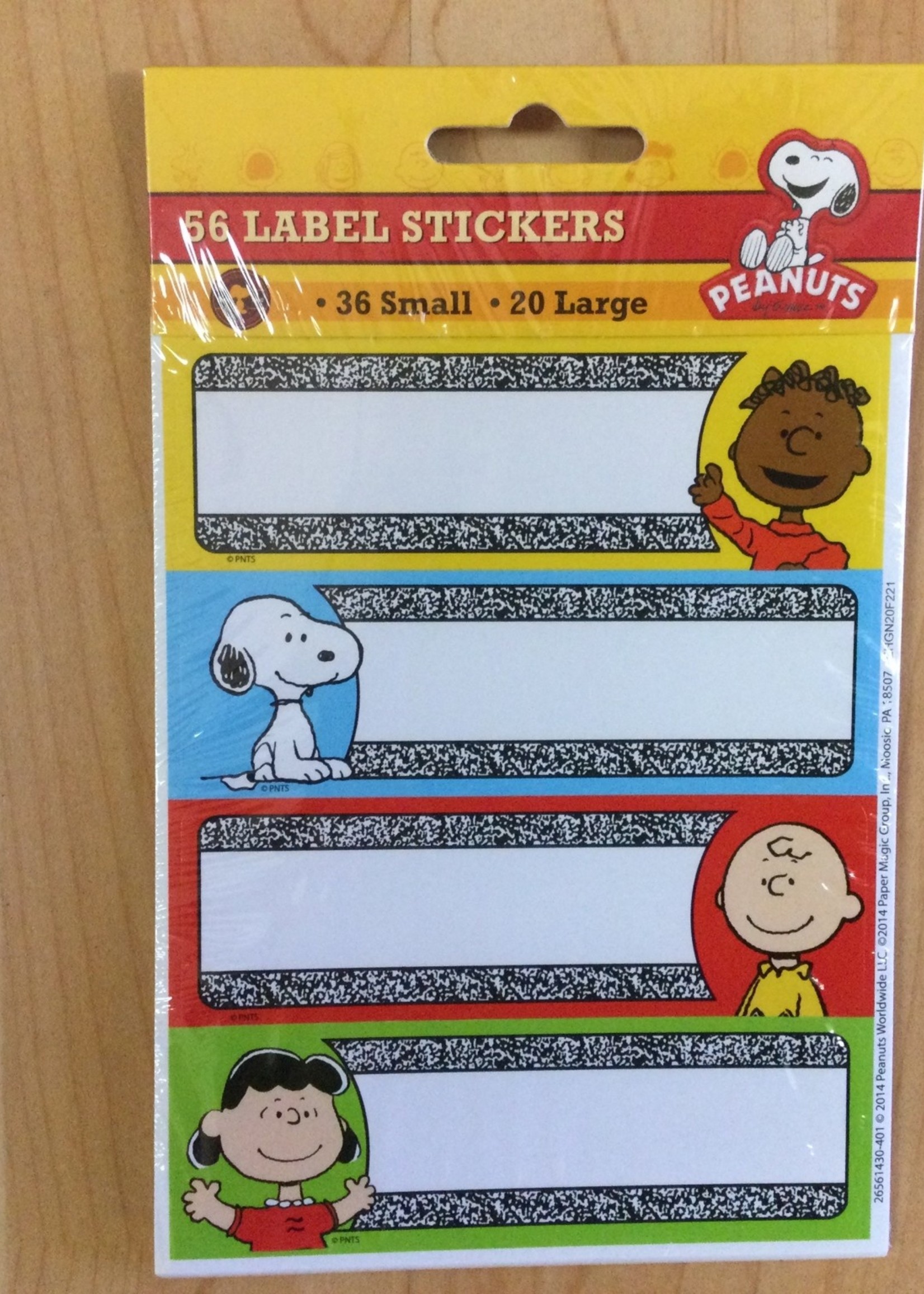 Peanuts Composition Labels