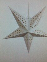 24" White Star Lantern