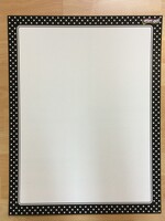 Black Polka Dot Wipe-Off Chart