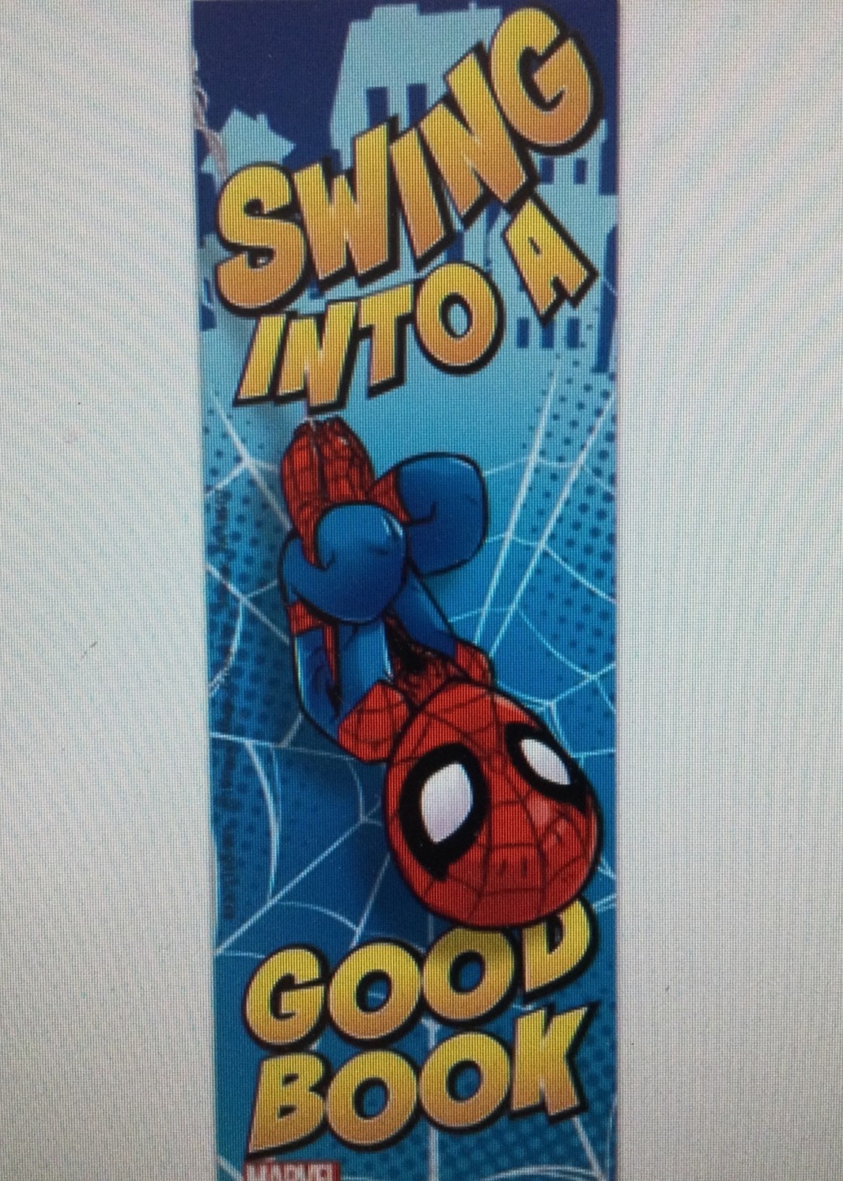 Spiderman Swing Into a Good Book Bookmark