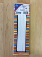 Colorful Stripes Nameplates 36pk