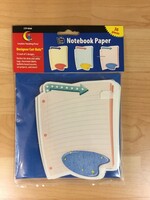 Mid Century Mod Notebook Paper Cutouts 36pc