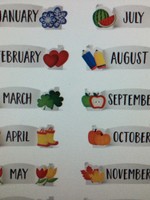 Pop It! Months of the Year