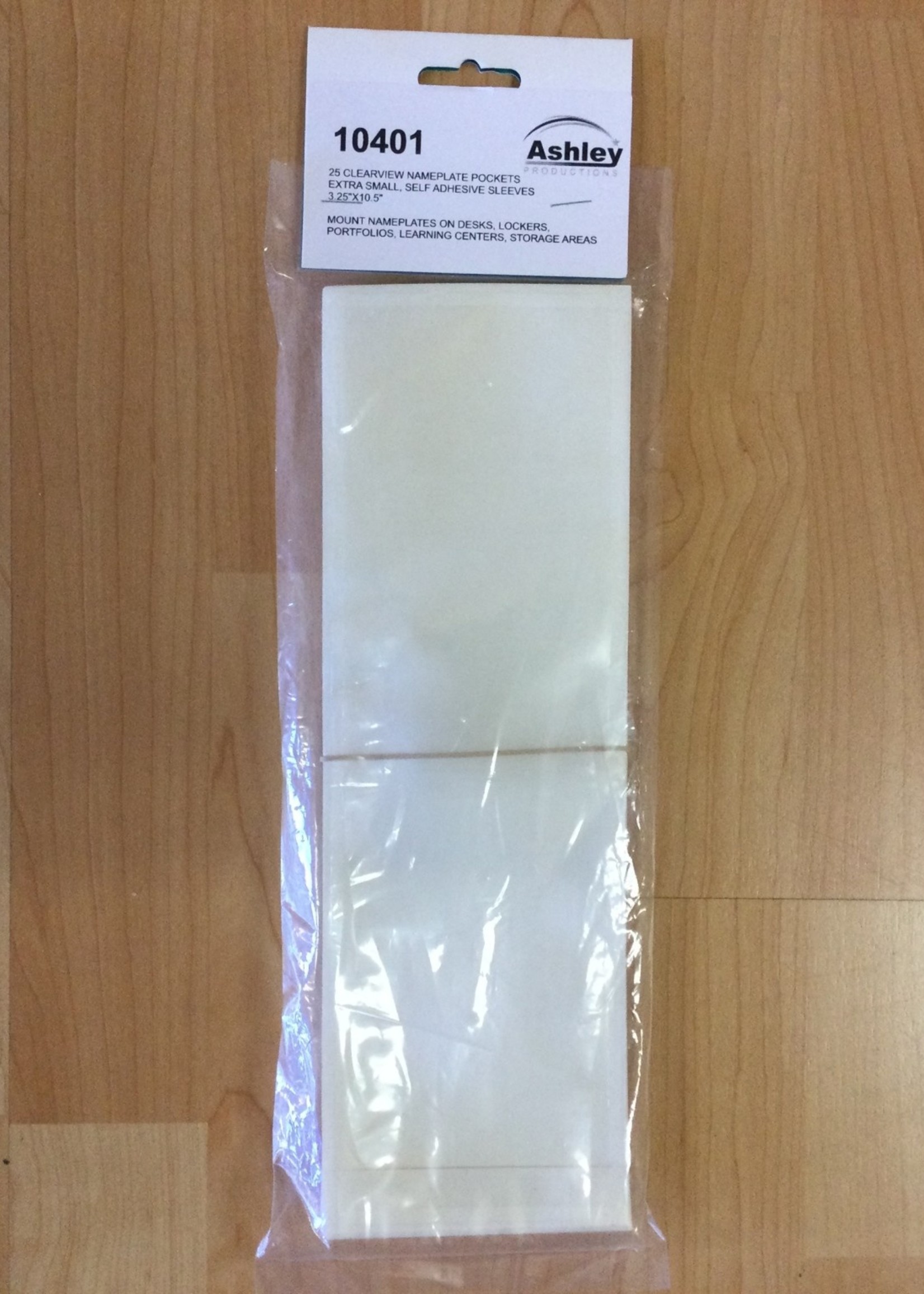 Extra Small Clearview Nameplate Pockets 25pk