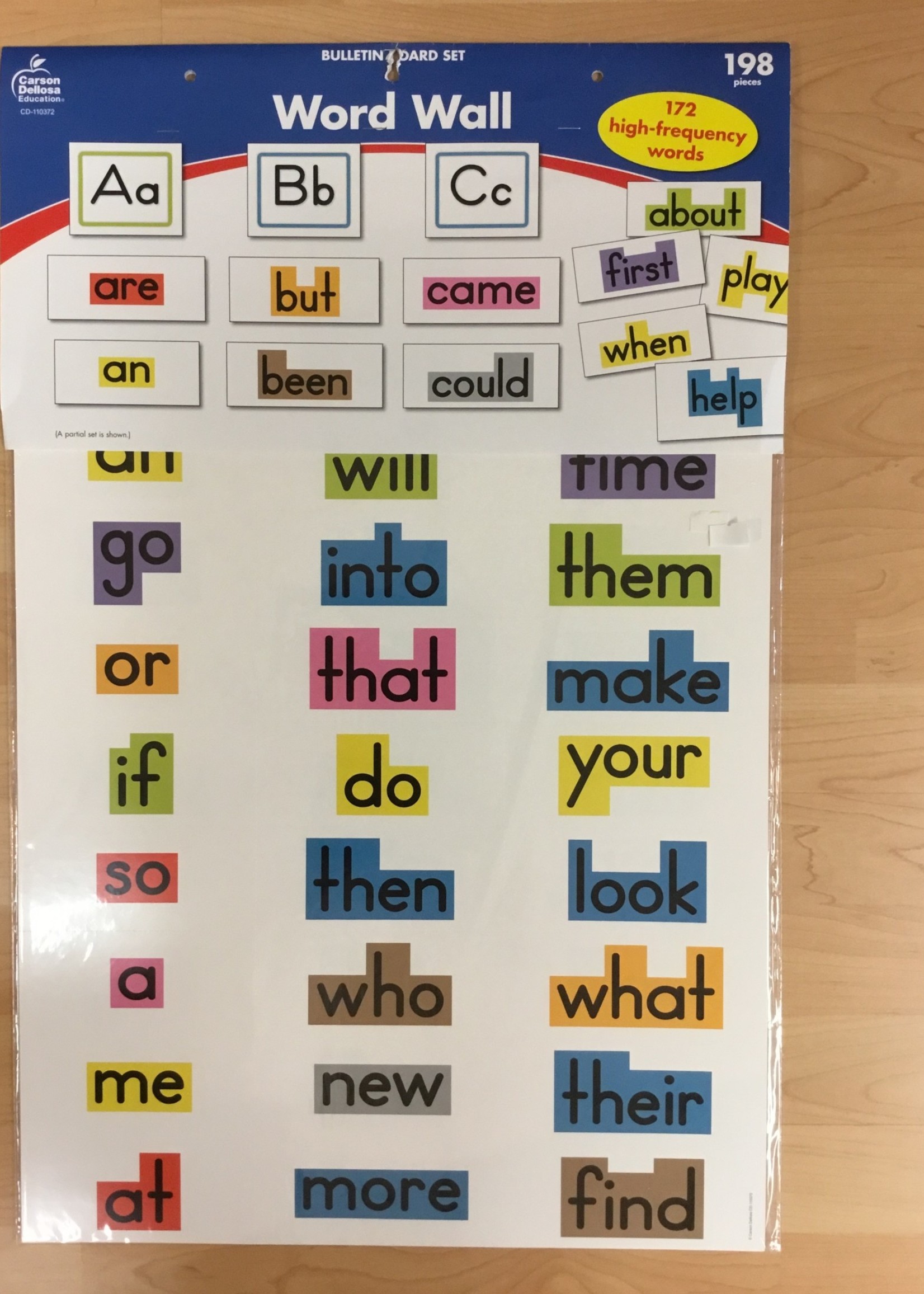 Word Wall Bulletin Board Set