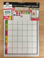 Schoolgirl Style Simply Stylish Pineapple Calendar Bulletin Board