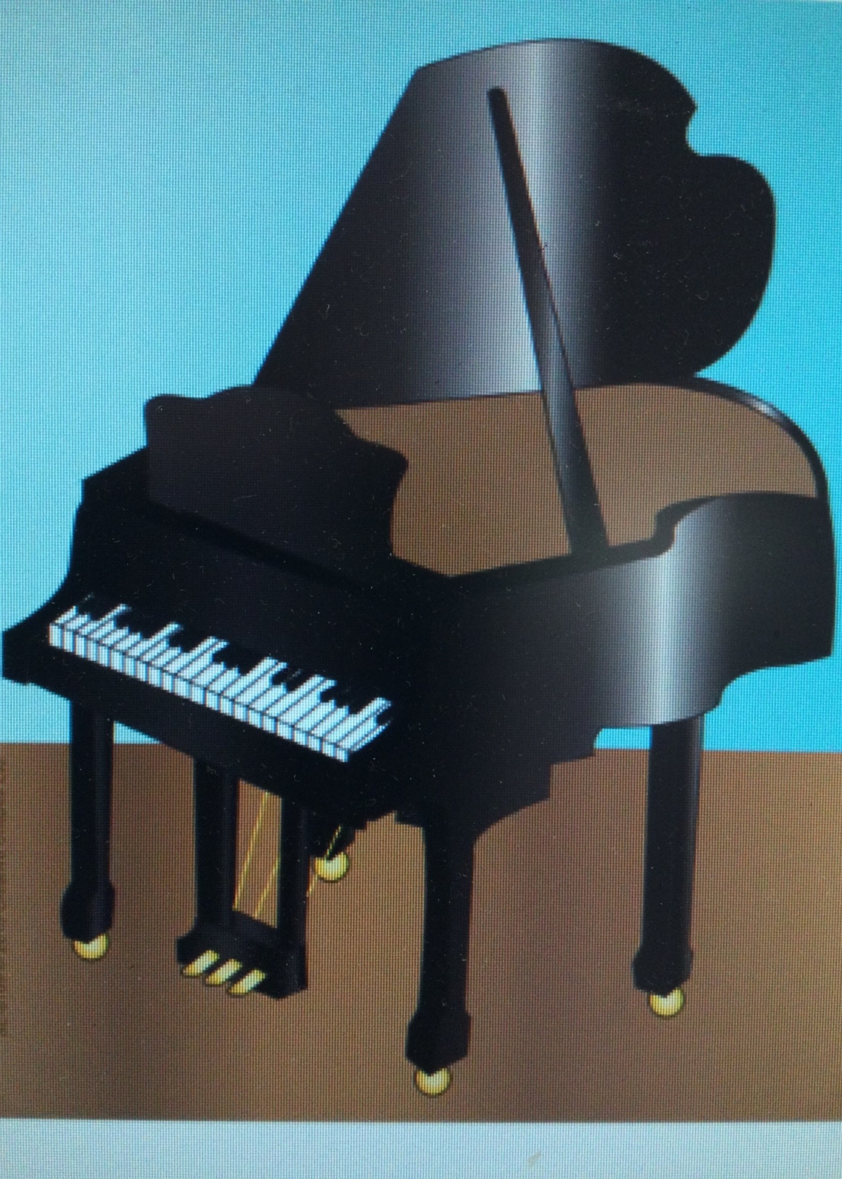 Piano Mini Notepad 35 sheets