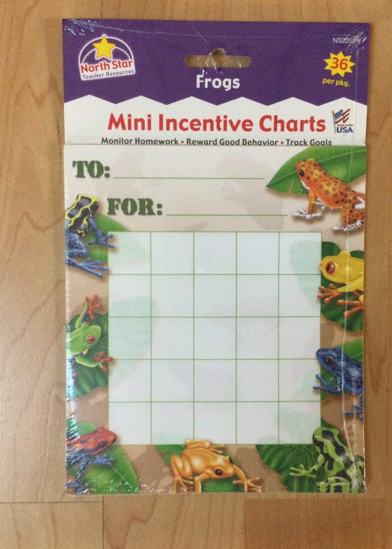 Frogs Mini Incentive Charts 36pc