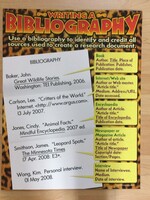 Writing a Bibliography Chart