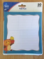 Fall Fun Notepad 50 sheets