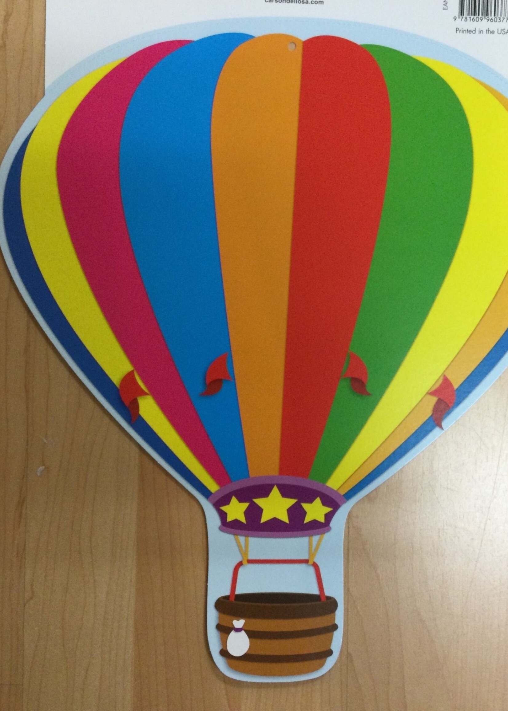 Hot Air Balloon 2-sided Decor