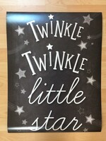 Schoolgirl Style Twinkle Twinkle Little Star Chart