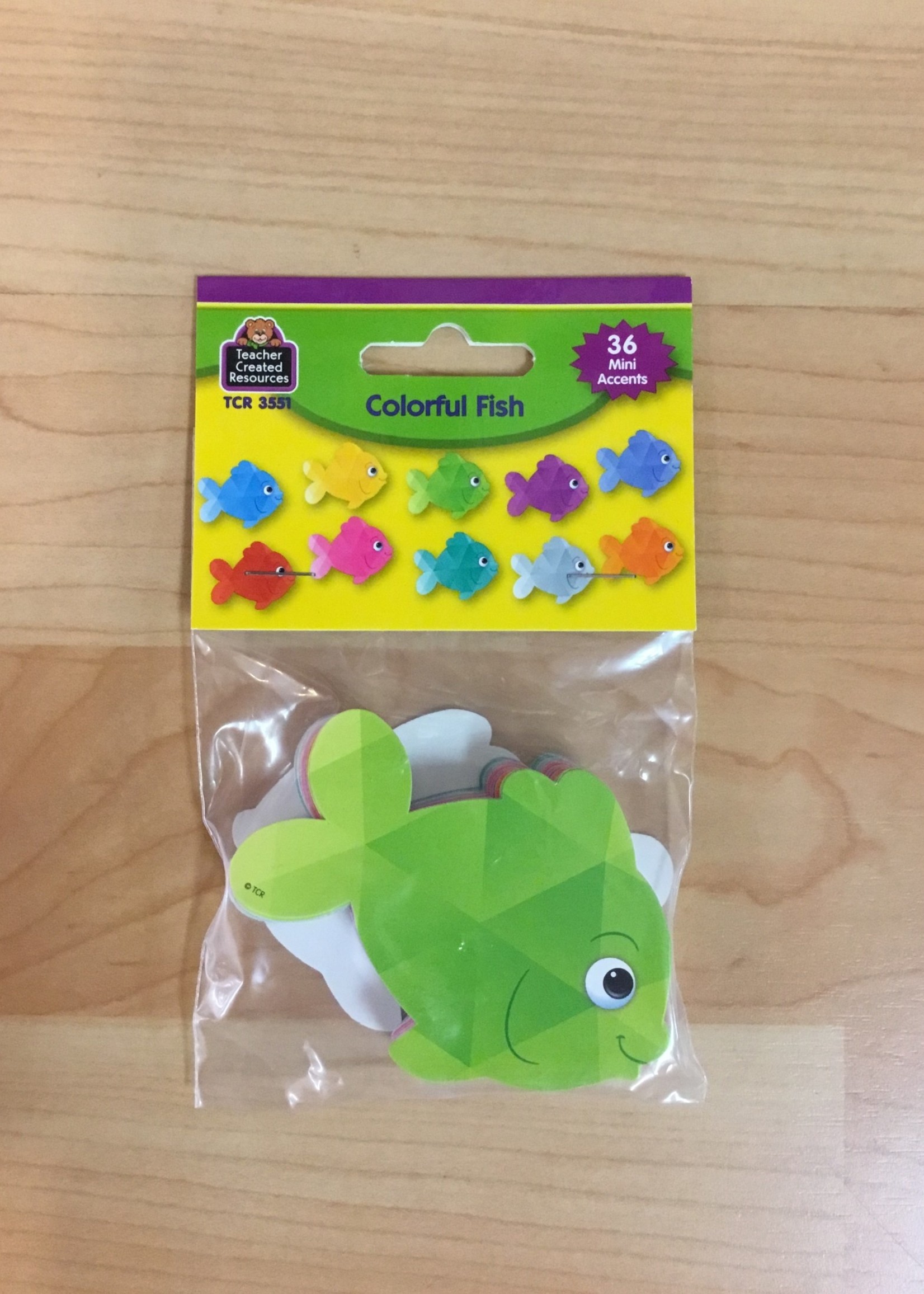 Colorful Fish Mini Cutouts 36pc