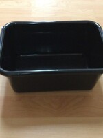 Small Black Storage Bin