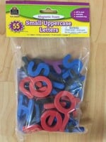 Small Magnetic Foam Uppercase Letters 1 1/4" 55 pc