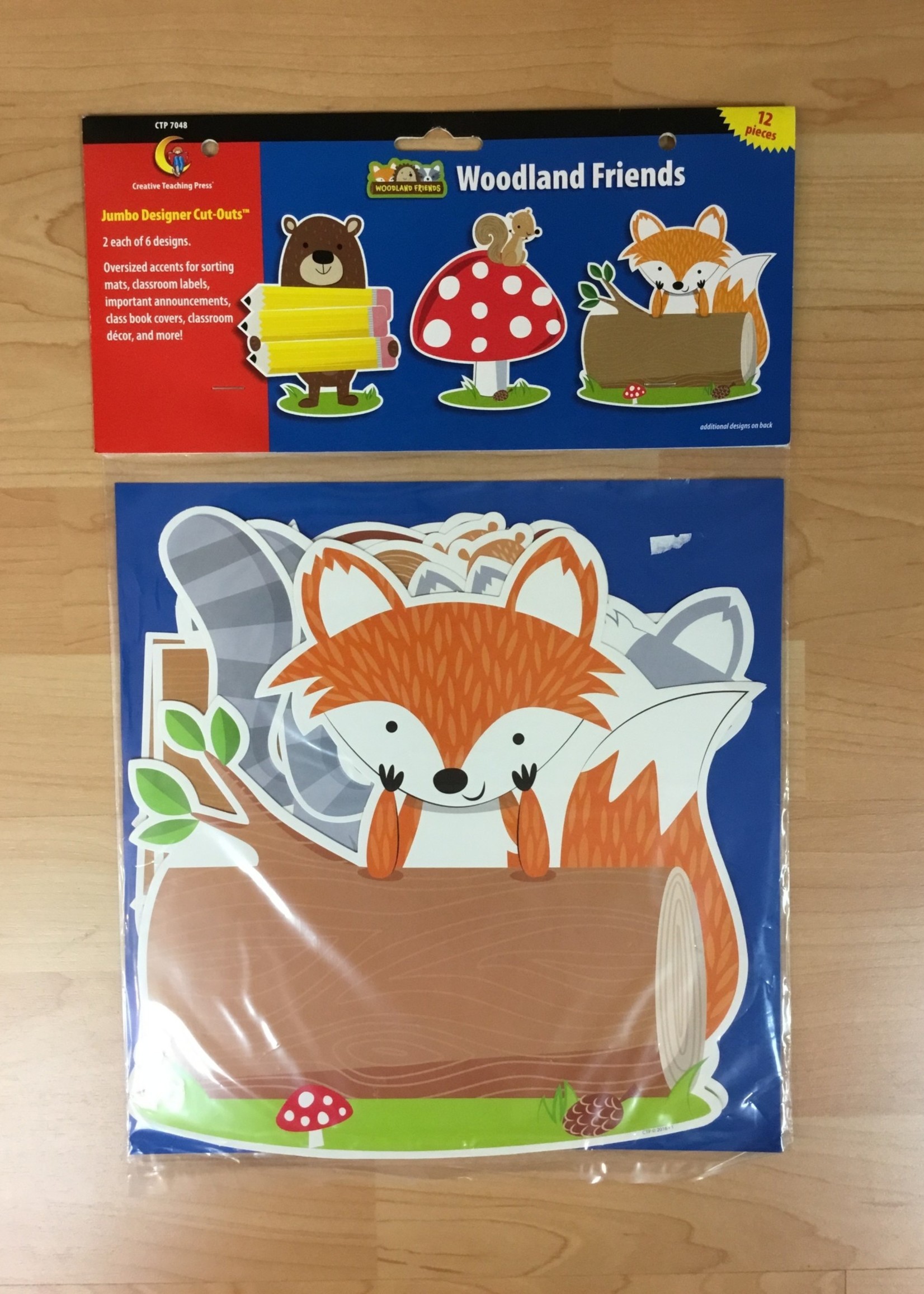 Woodland Friends Jumbo Cutouts 12pc
