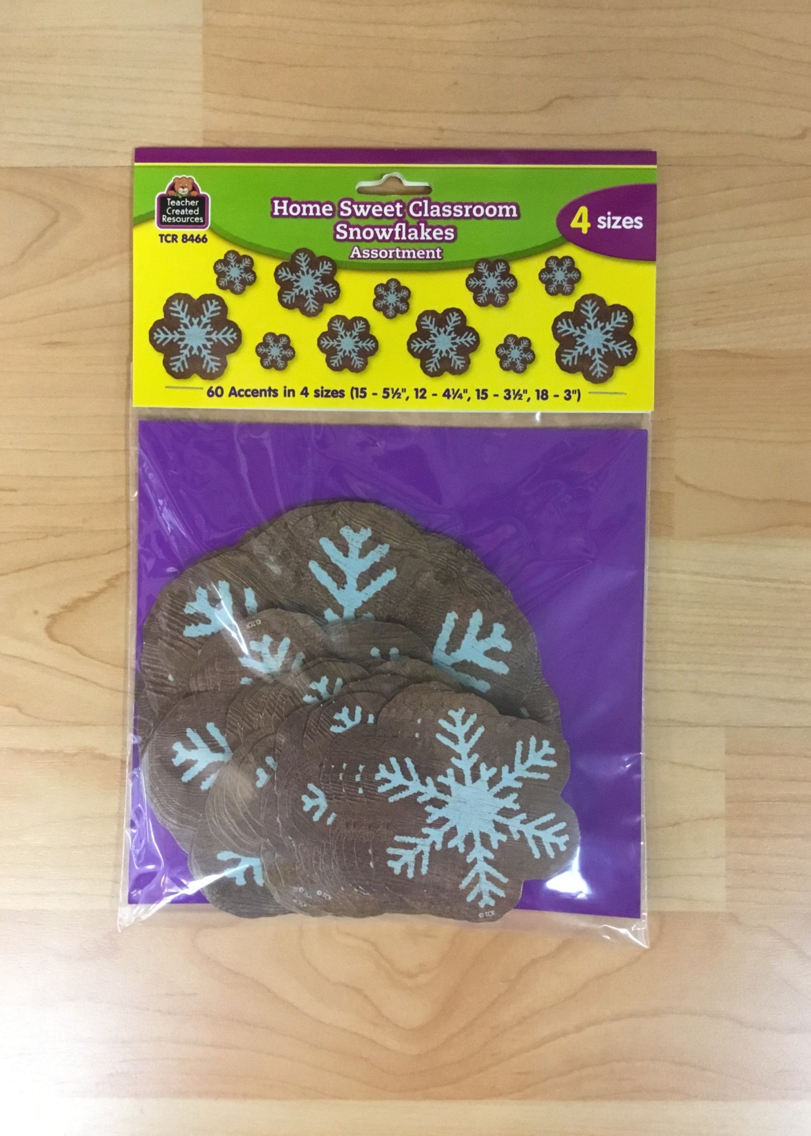 Home Sweet Classroom Snowflakes Cutouts 60pc