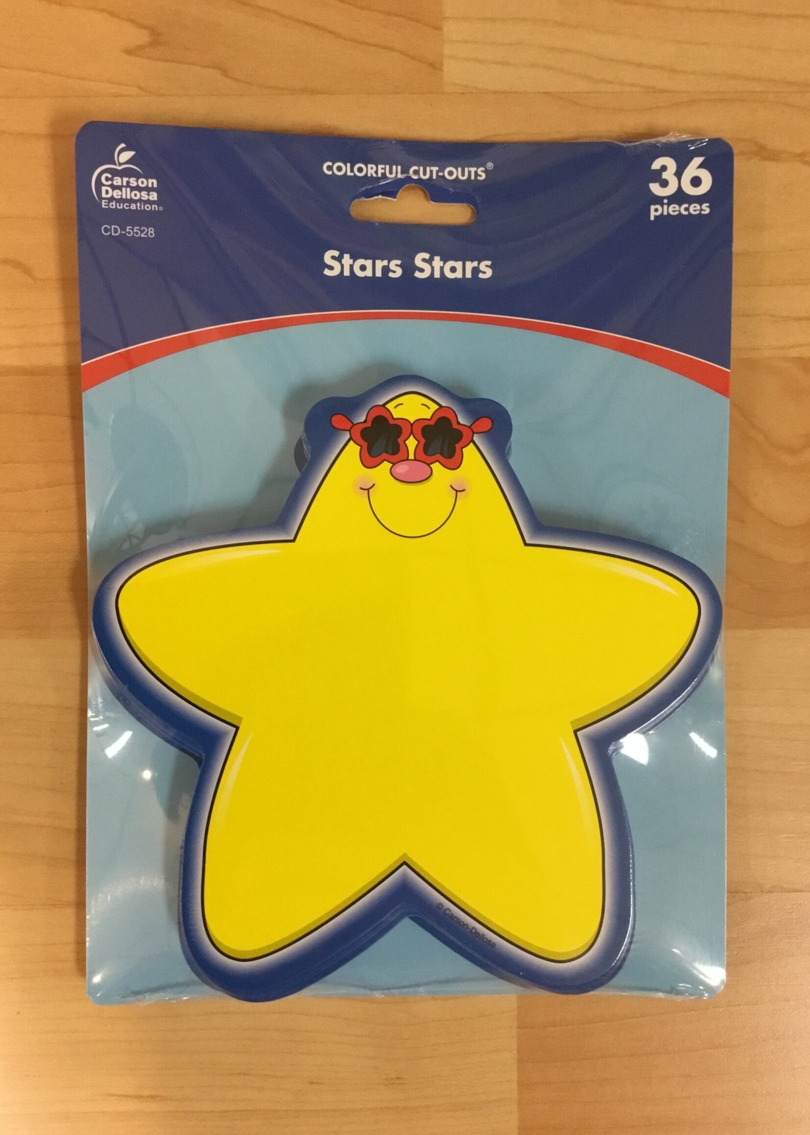 Stars w/Sunglasses Cutouts 36pc