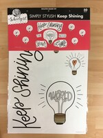 Schoolgirl Style Simply Stylish Keep Shining Bulletin Board