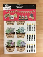 Schoolgirl Style Simply Stylish Birthday Bulletin Board