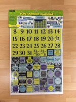 Blue Harmony Calendar Bulletin Board