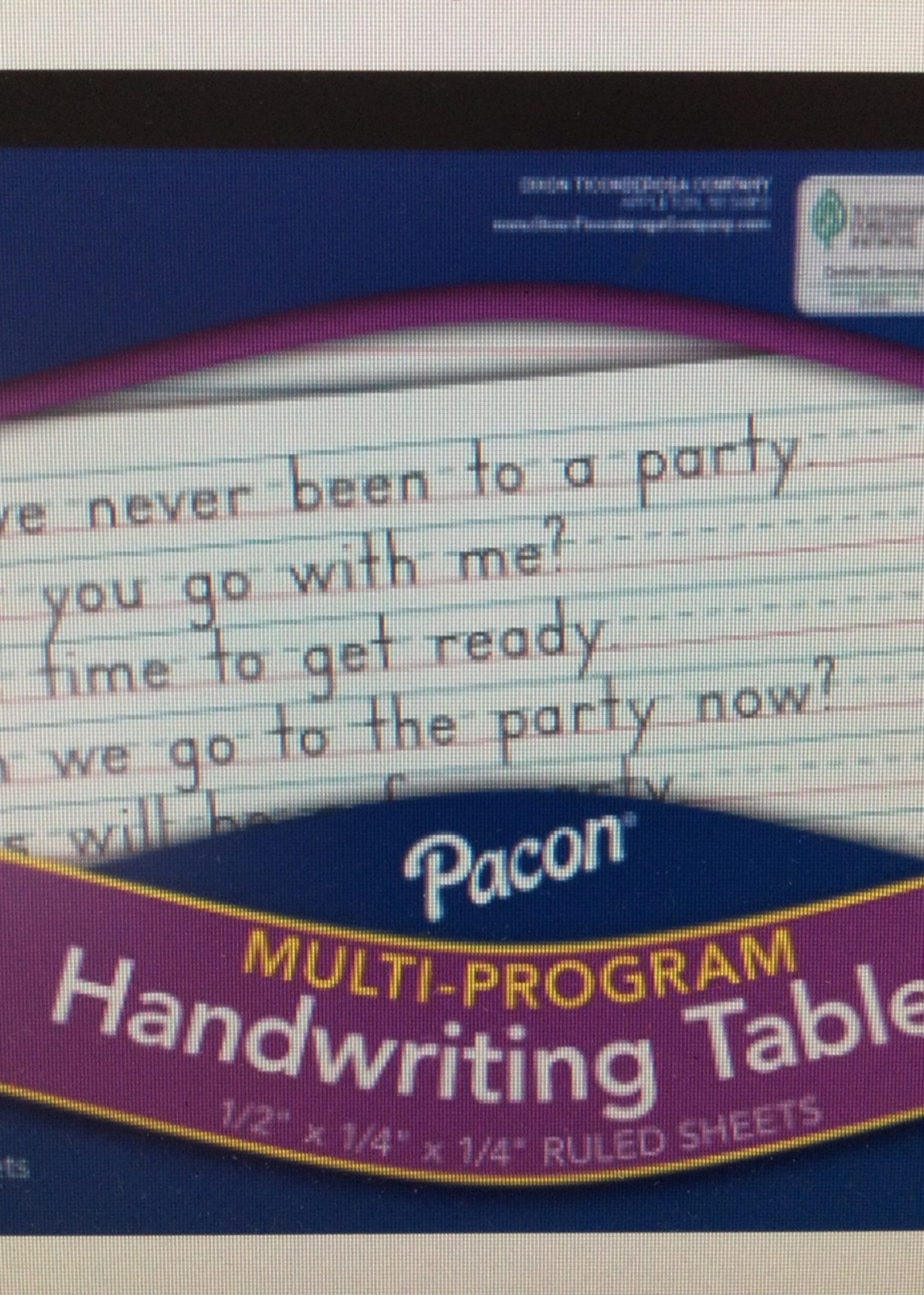 Multi-Program Writing Tablet 40 sheets