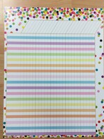 Confetti Incentive Chart