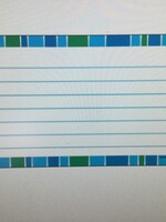 Stripe-tacular Cool Blue Index Cards 75pk