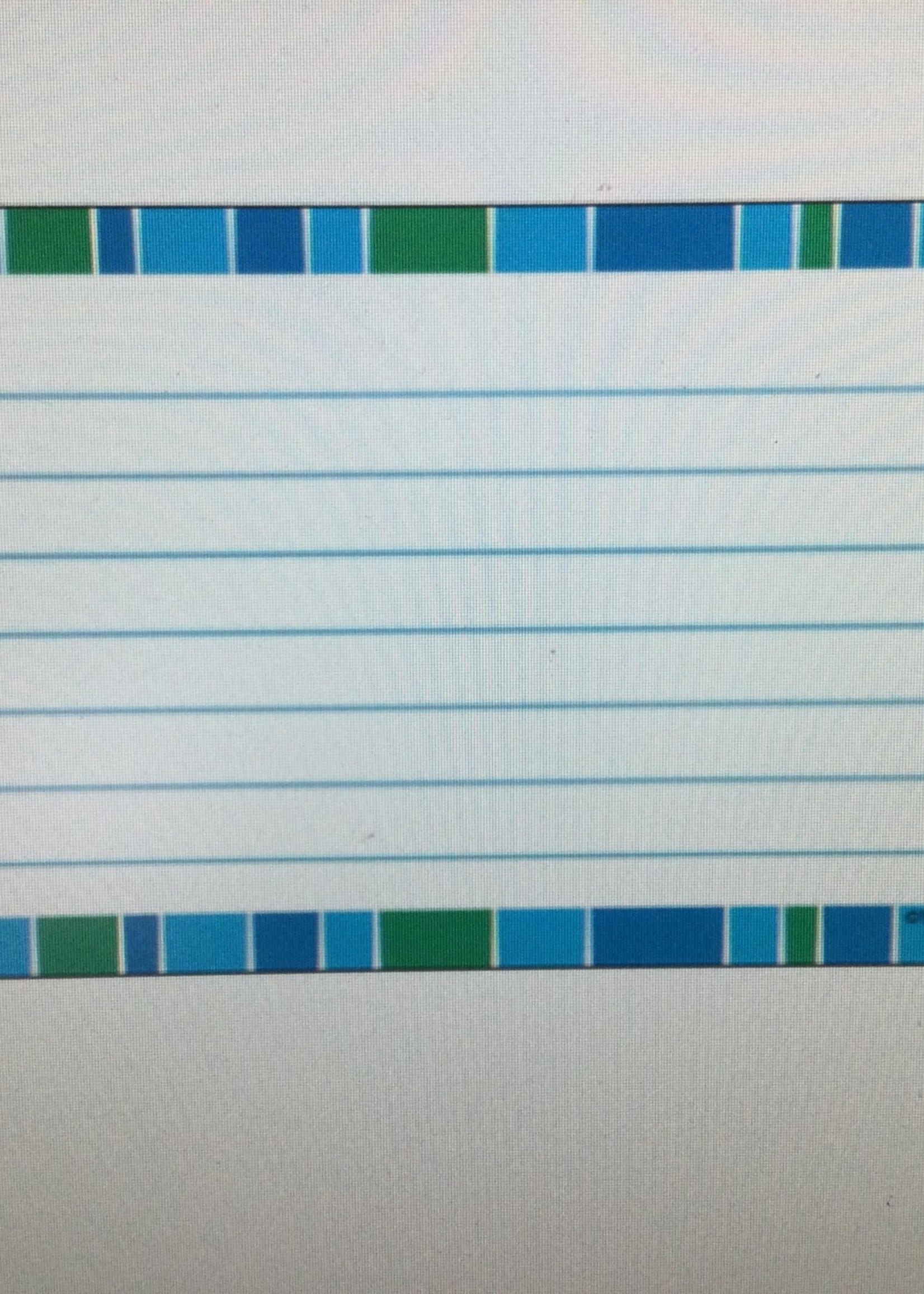 Stripe-tacular Cool Blue Index Cards 75pk