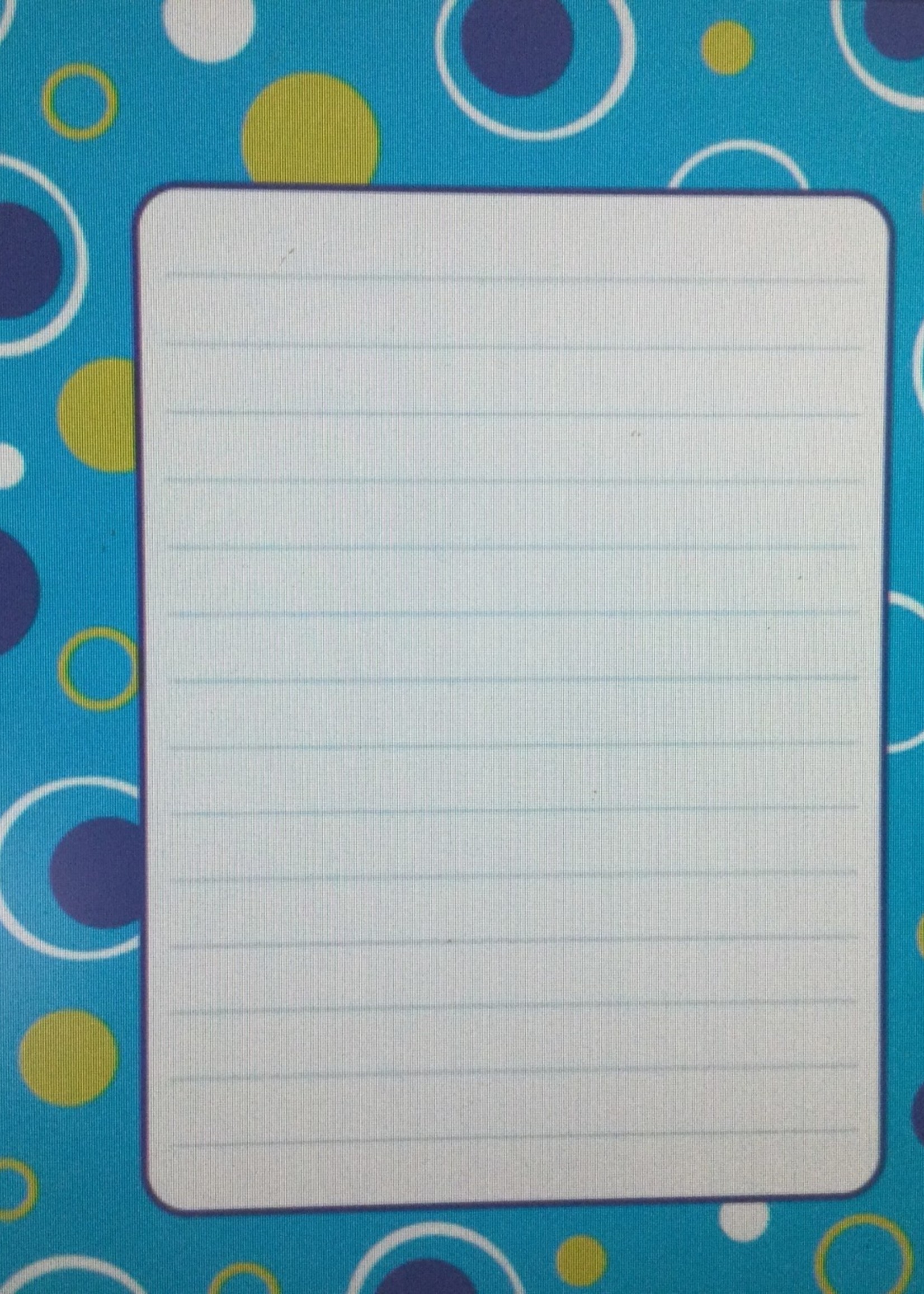 Blue Fizz Notepad