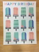 Calm & Cool Birthday Chart