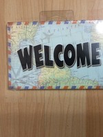 Travel the Map Welcome Postcards 30 pk