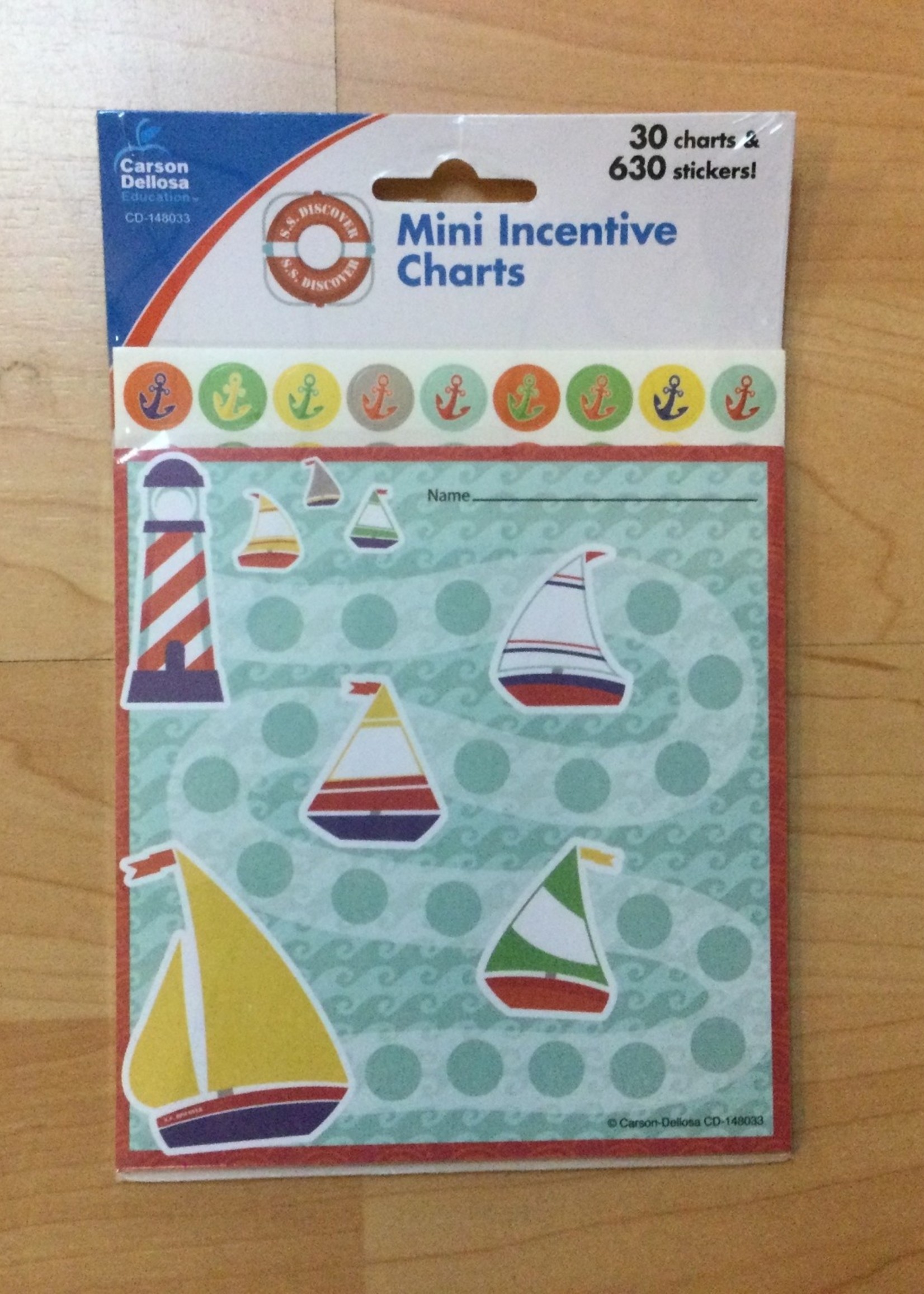 SS Discover Mini Incentive Charts 30 pk