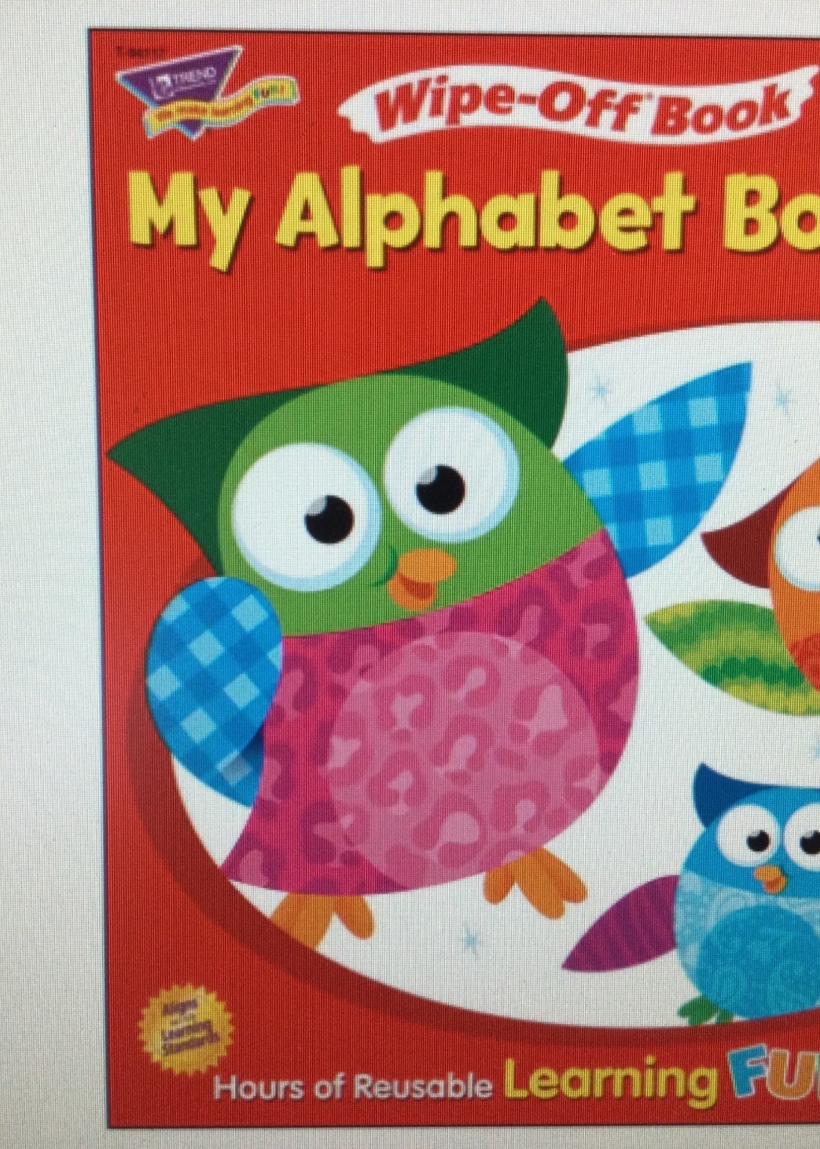 Wipe-Off My Alphabet Book PK-K