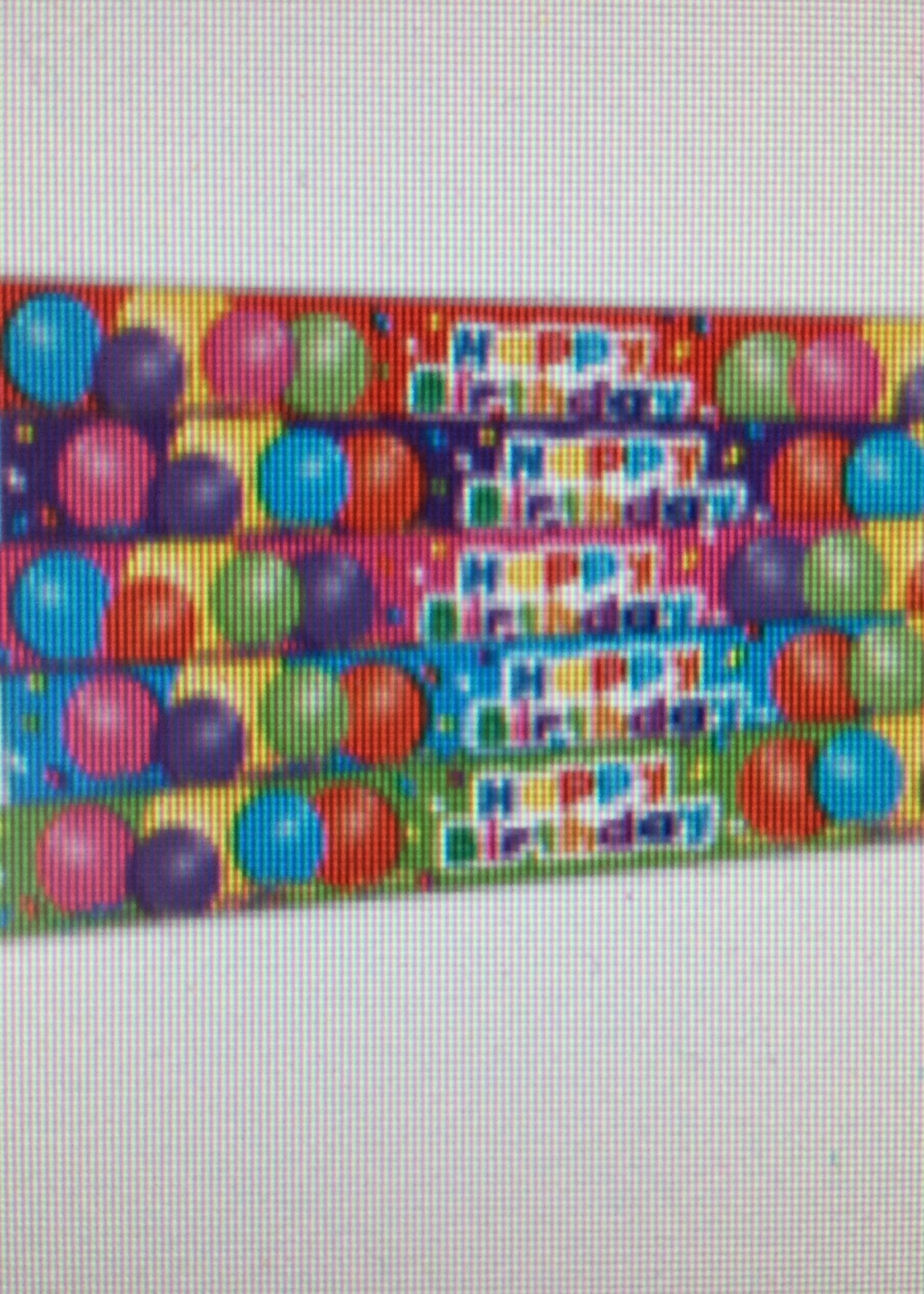 Happy Birthday Balloons Slap Bracelets 10 pk