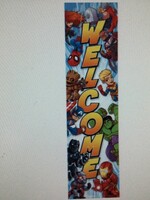 Marvel Superhero Welcome Banner