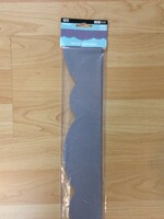 Charcoal Stylish Scallops EZ Border 48'