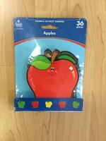 Apples Colorful Cutouts 36pc