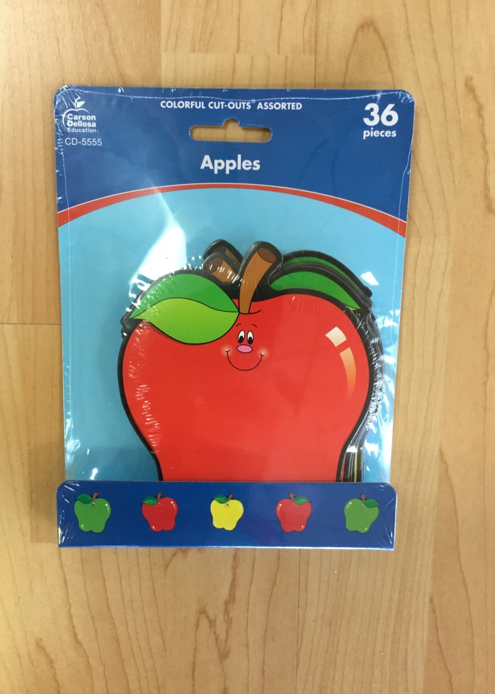 Apples Colorful Cutouts 36pc