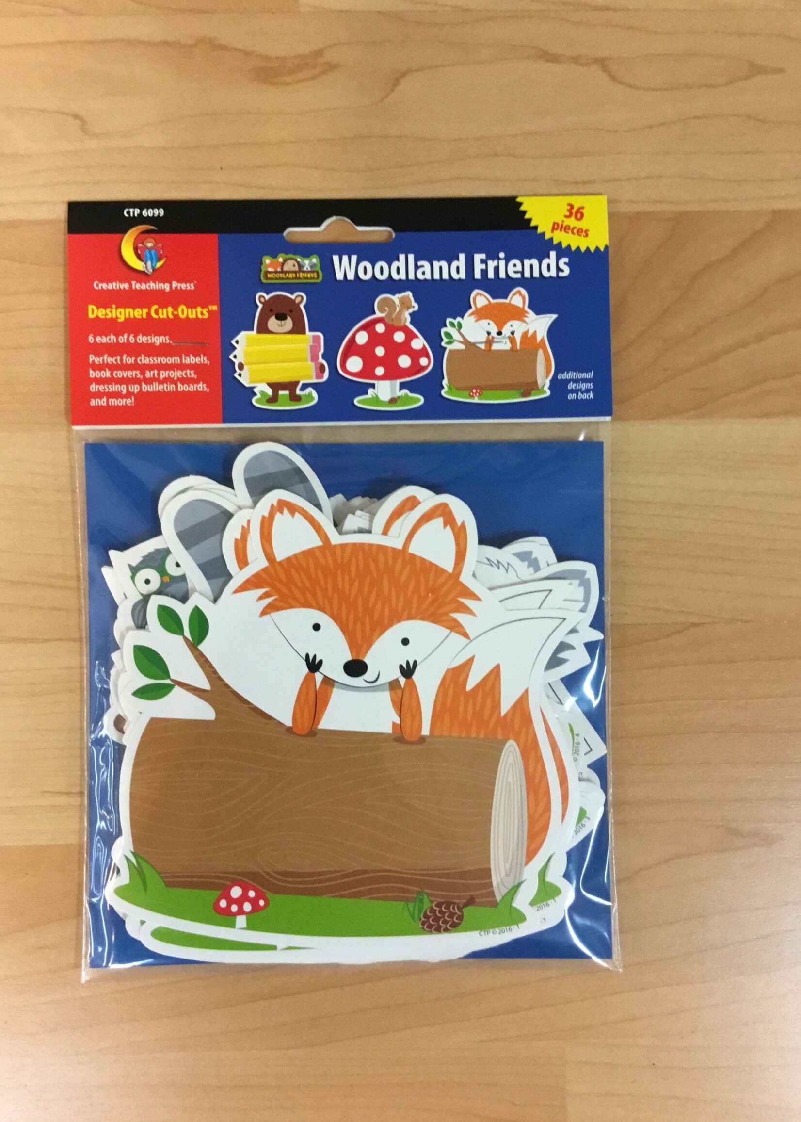 Woodland Friends Cutouts 36pc