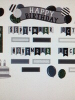 Modern Farmhouse Happy Birthday Mini Bulletin Board