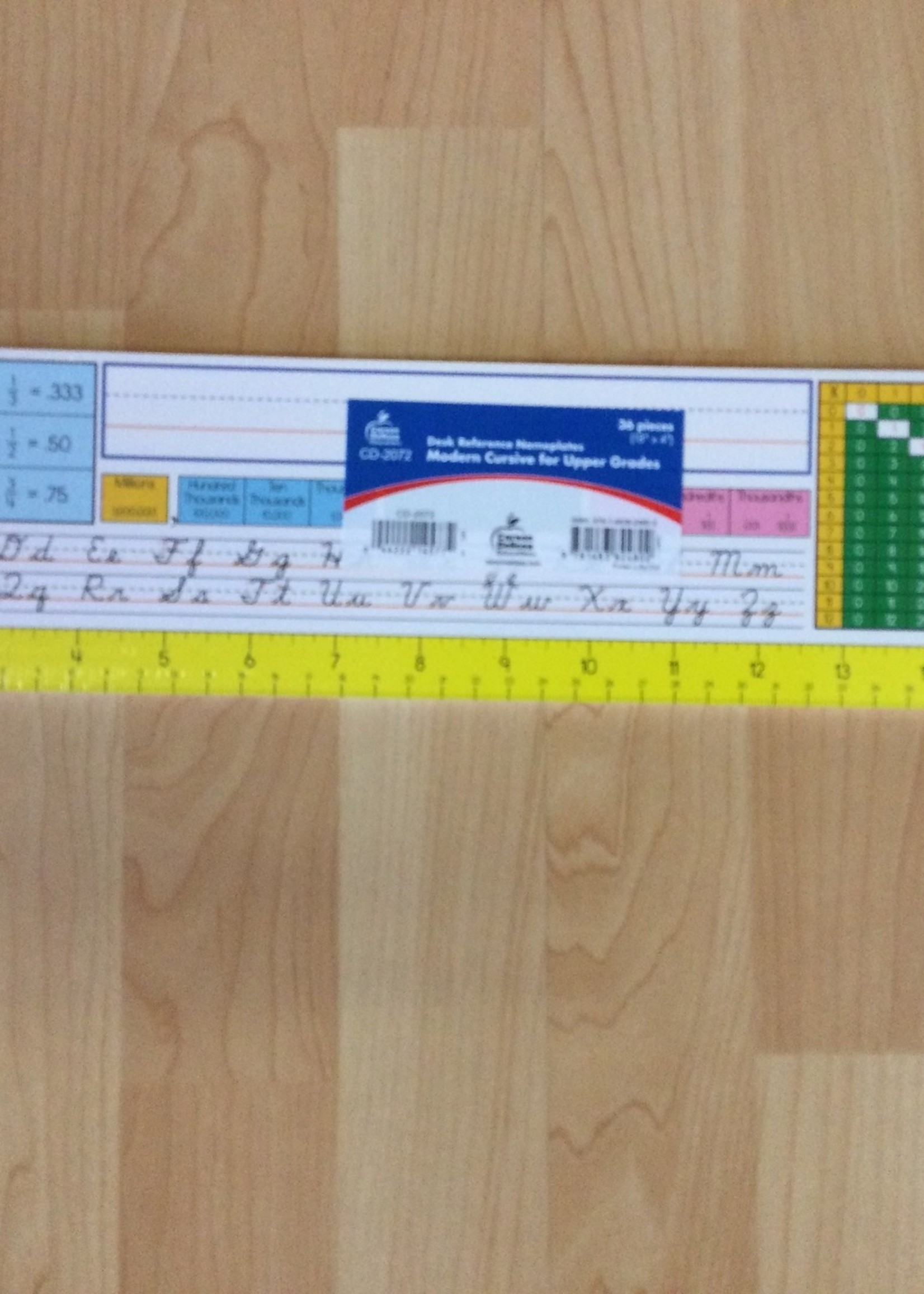 Modern Cursive Nameplates Gr. 2-5 36pk