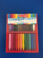 Melissa & Doug 24 Triangular Crayons